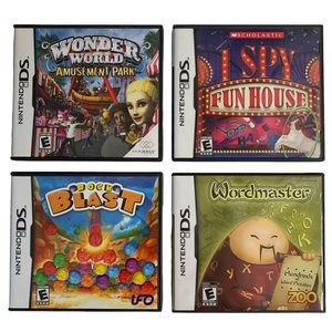 Nintendo DS Games I Spy‎ Fun House Rock Blast Wonder World Amusement Park